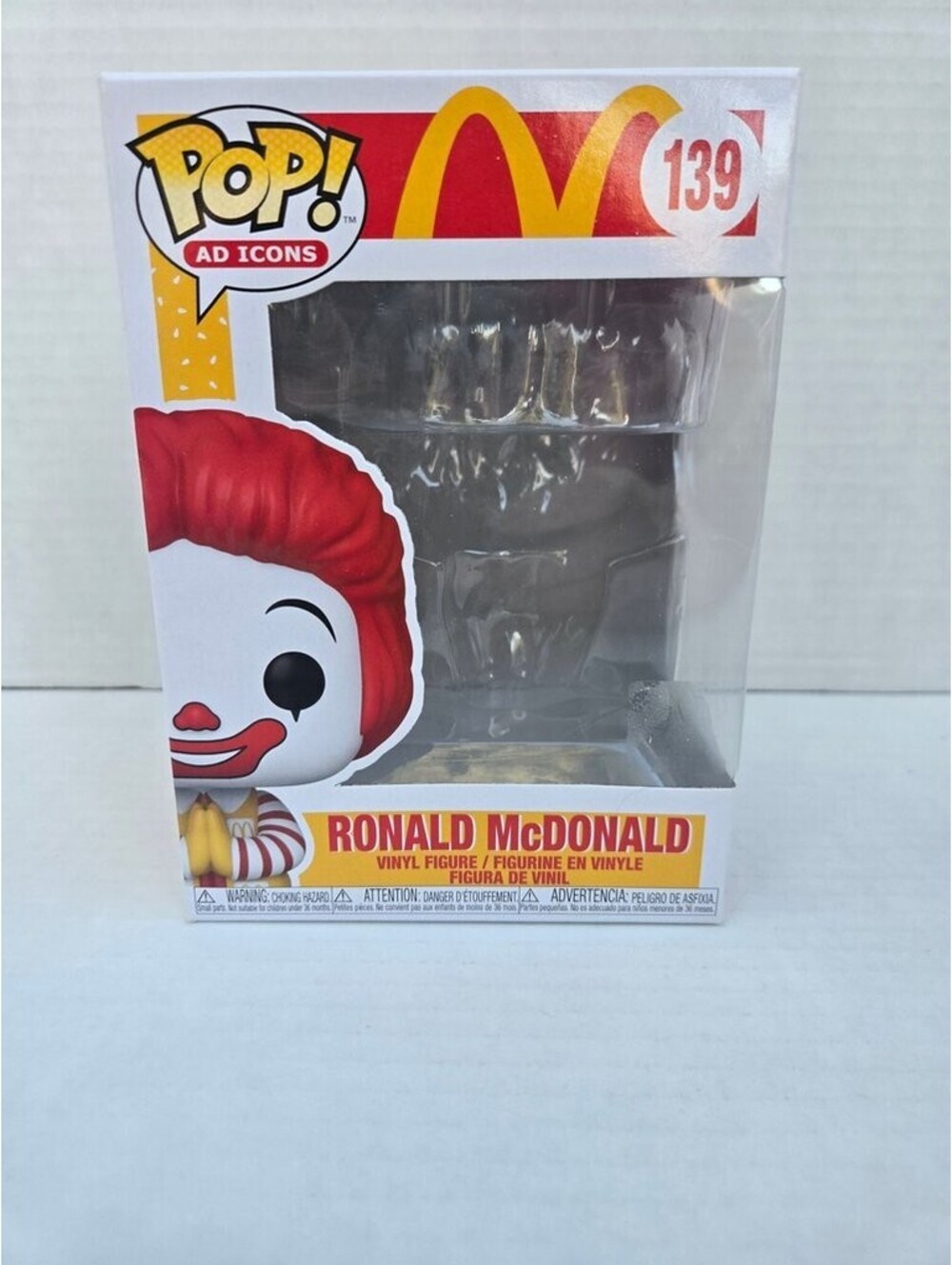 Empty Funko Pop! Ad Icons Ronald McDonald Box